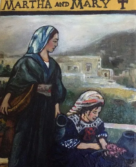 A Marian devotional painting by Roisin